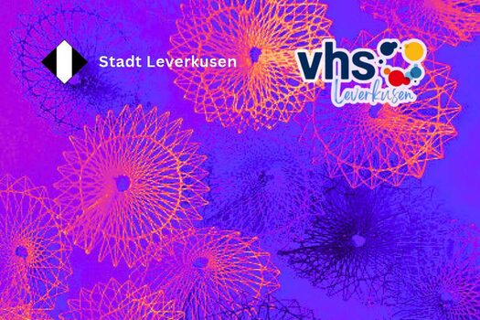 Deckblatt des Programmhefts der VHS Leverkusen