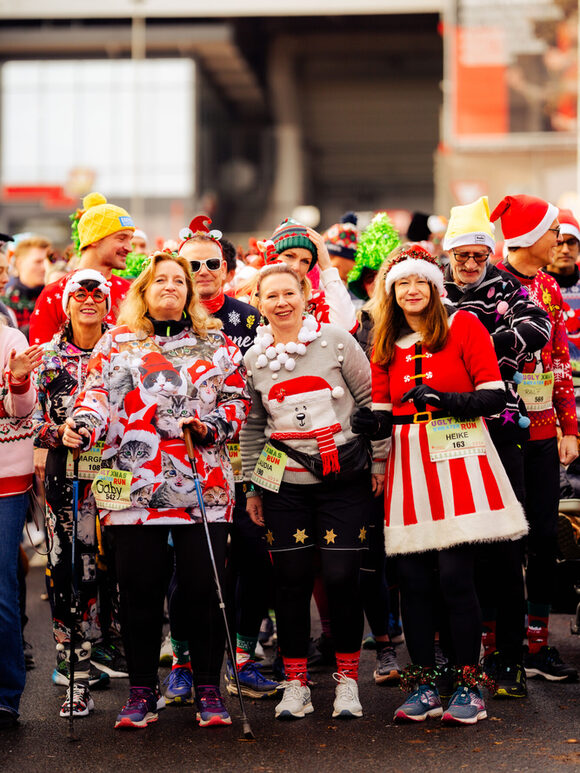 UGLY XMAS Sweater Run; Leverkusen, 15.12.2024