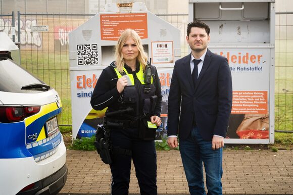 Kontrollen gegen Müll - Katrin Montag / Steffen Franzkowski