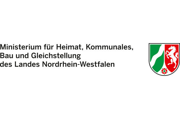 Logo NRW Ministerium für Heimat, Kommunales, Bau und Gleichstellung