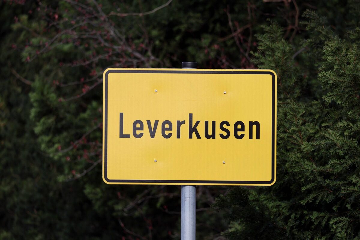 Ortseingangsschild Leverkusen