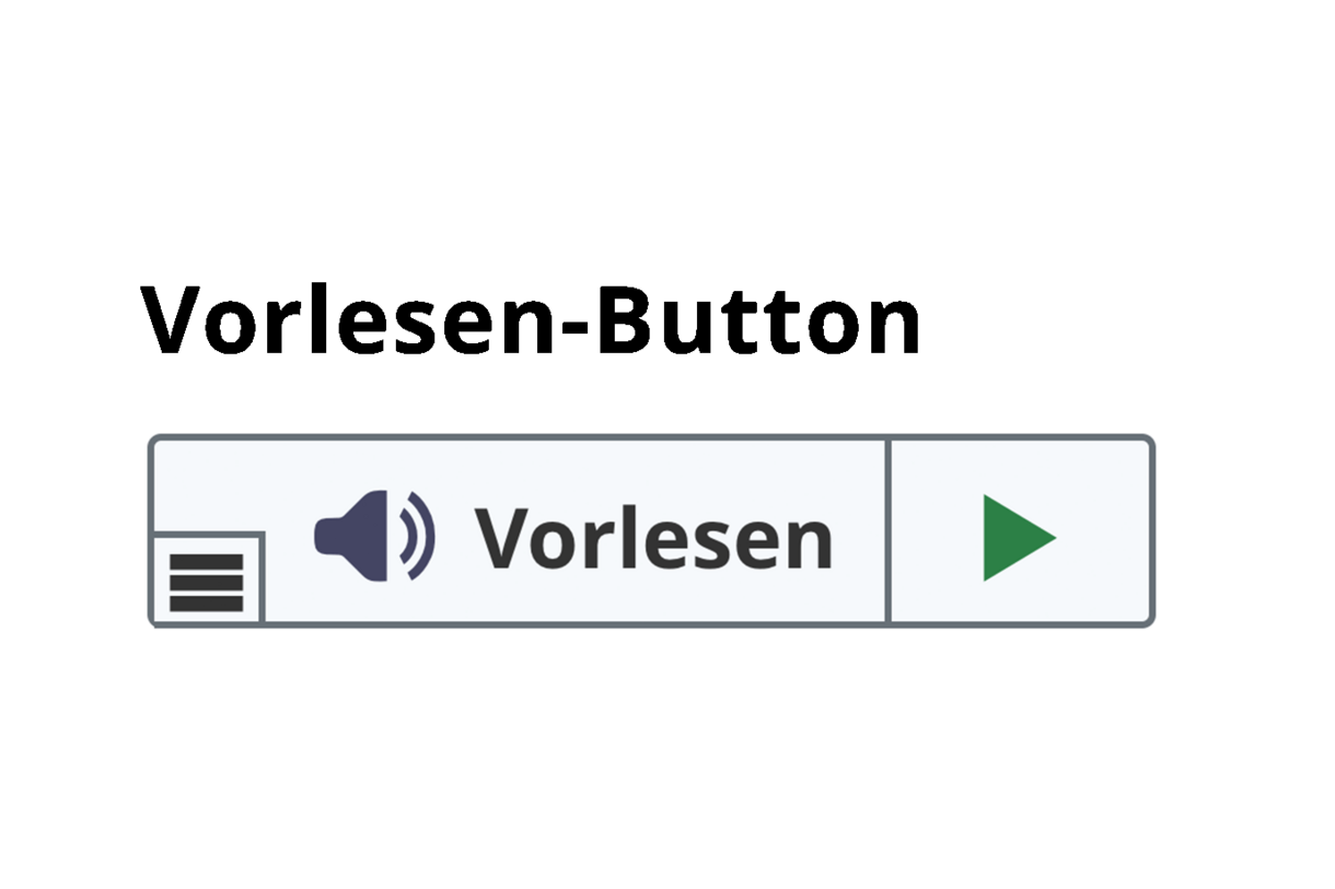 Bild 1: Vorlese-Button