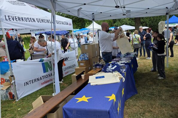 Leverkusener Europafest am Sonntag, 5. Juli, im Schlosspark Morsbroich