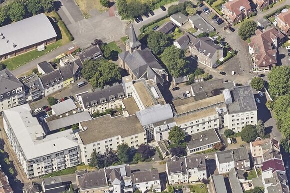 Luftbild Krankenhausstandort