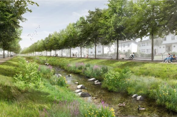 Visualisierung Bachaufweitung