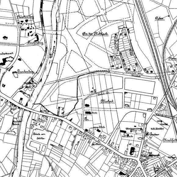 Stadtkarte Opladen 1913