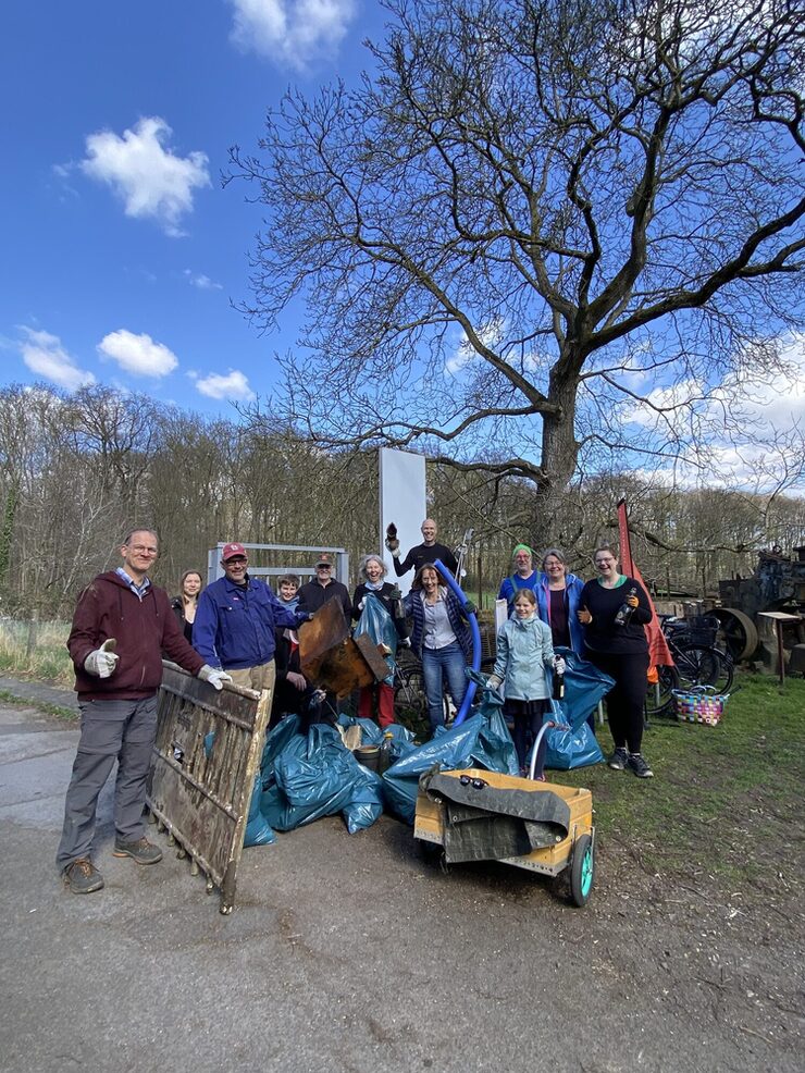 Müllsammeln am Sensenhammer