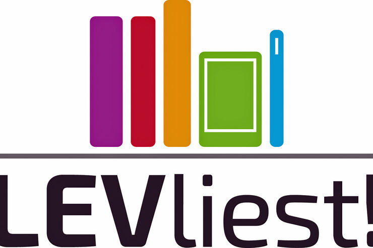 Logo der Buchwoche "Levliest!"